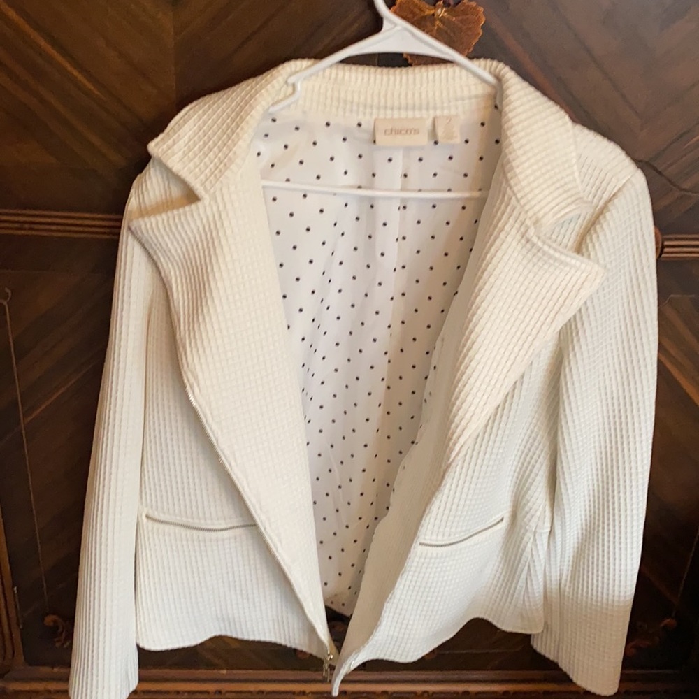 Winter White Versatile Chico’s Blazer - image 2